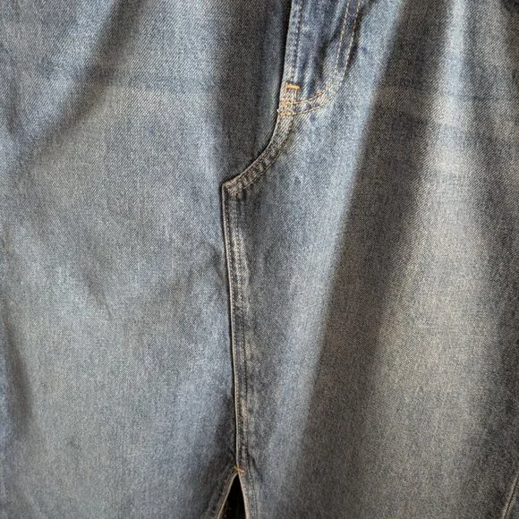 Gap High Rise Blue Denim Maxi Skirt Medium Indigo Size 29 8 Long Jean Skirt Boho - Picture 7 of 12
